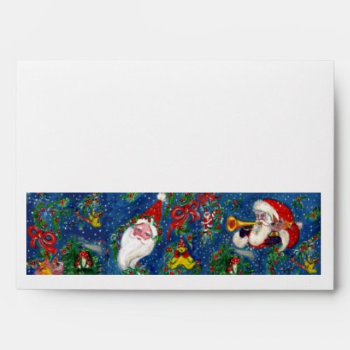 CHRISTMAS NIGHT white blue red Envelope