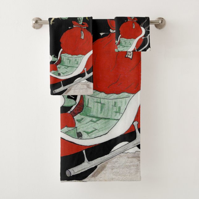 Christmas nightmare Bathroom Towel Set or single (Insitu)