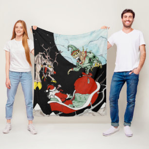 Christmas nightmare Custom Fleece Blanket