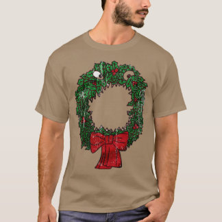 Christmas Nightmare Wreath Funny T-Shirt