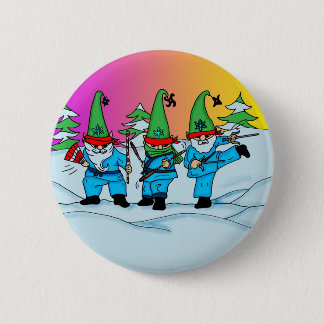 Christmas Ninja Elves Button