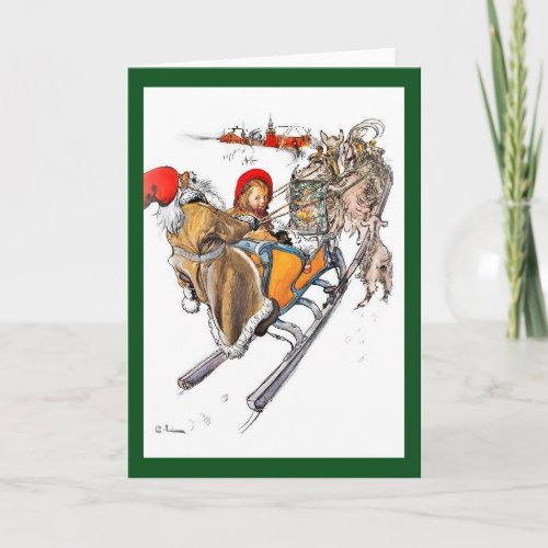 Christmas Nisse and Kersti Holiday Card