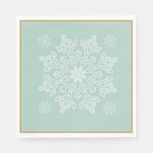 Christmas Nordic Snowflake Paper Napkins
