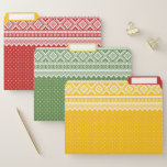 Christmas Nordic Sweater  Spirit File Folder