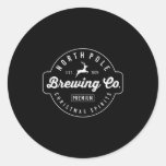 Christmas North Le Brewing Beer Holiday Season  Classic Round Sticker