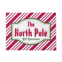 Christmas North Pole Doormat Rug Decoration