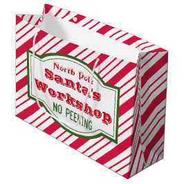 Christmas North Pole Kids Children's Gift Bag