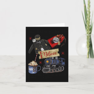 Christmas North Pole Polar Express All Abroad Xmas Card