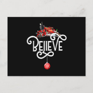 Christmas North Pole Polar Express All Abroad Xmas Holiday Postcard