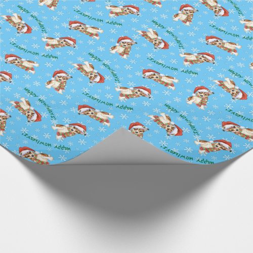 Christmas Norwegian Lundehund Wrapping Paper