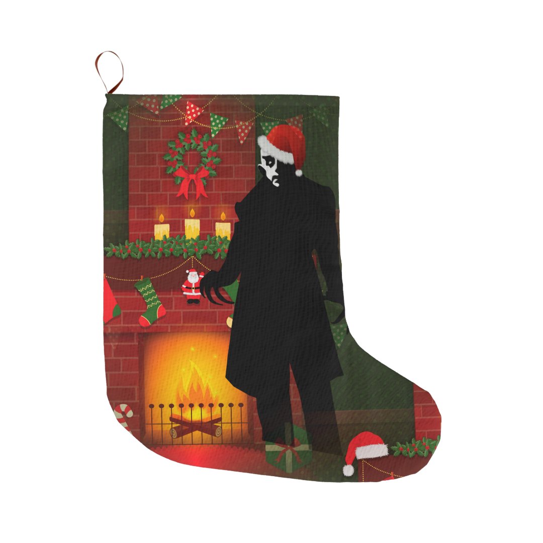 christmas nosferatu xmas stocking | Zazzle