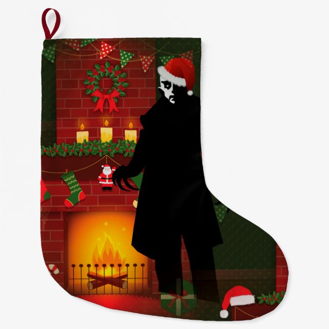christmas nosferatu xmas stocking (Front)