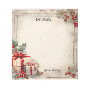 Christmas notepad
