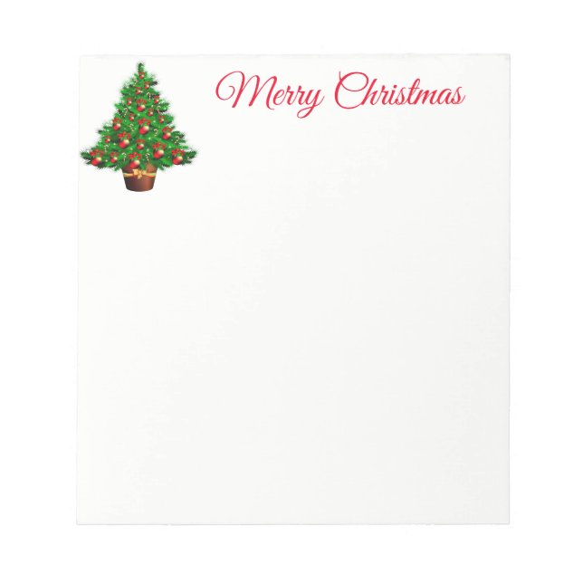 Christmas Notepad (Front)