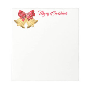 Christmas Notepad-Bells Notepad