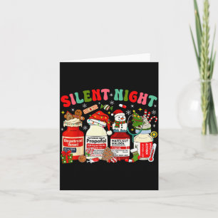 Christmas Nurse Funny Peppermint Mocha Profol Er E Card