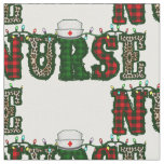 christmas nurse leopard print xmas fabric