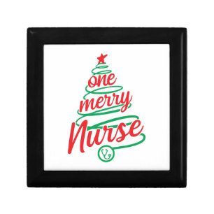 Christmas Nurse, Nurse Christmas design Gift Box