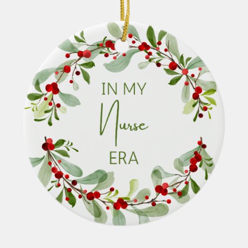 Christmas Nurse Ornament