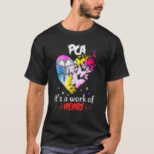 Christmas Nurse Pca of Heart Happy Nurse Week Day T-Shirt