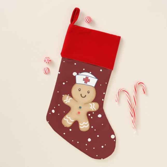 Christmas Nurse Practitioner Pediatric Student Christmas Stocking (Front)