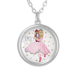 Christmas Nutcracker Ballerina Necklace Personaliz