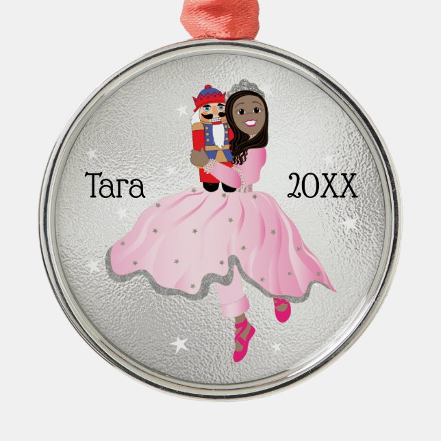 Christmas Nutcracker Ballerina Ornament (Front)