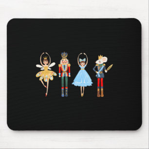 Christmas Nutcracker Ballet Cute Xmas Gifts for Wo Mouse Pad