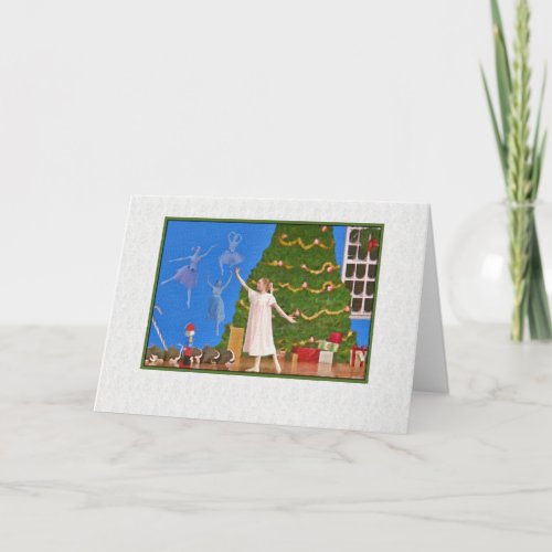 Christmas Nutcracker Ballet Holiday Card