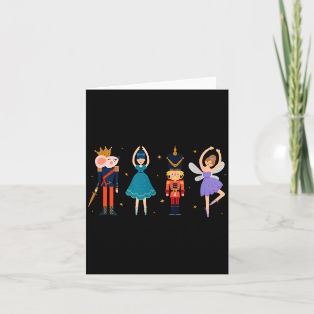 Christmas Nutcracker Ballet - Nutcracker  Card (Front)
