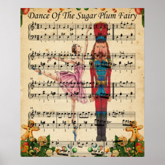 Christmas Nutcracker Ballet Poster