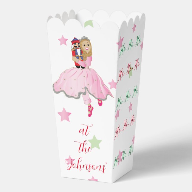 Christmas Nutcracker Blonde Favor Boxes (Front)