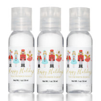 Christmas Nutcracker Character Illustrations Hand Sanitizer