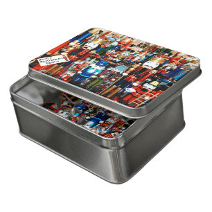 Christmas Nutcracker Child's Name Gift Tin Jigsaw Puzzle