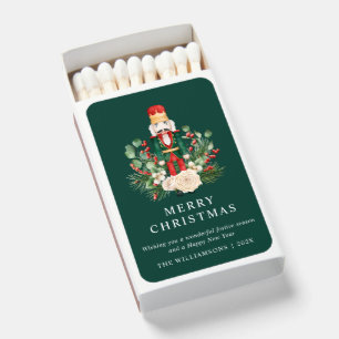 Christmas Nutcracker Family Name Custom Holiday Matchboxes