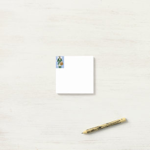 Christmas Nutcracker Frosted Blue Post-it Notes