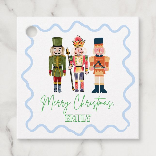 Christmas Nutcracker Gift Tag (Front)