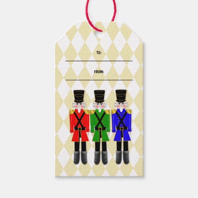 Christmas Nutcracker Gift Tags (Front)