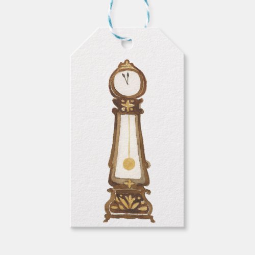 Christmas Nutcracker Grandfather Clock Gift Tags