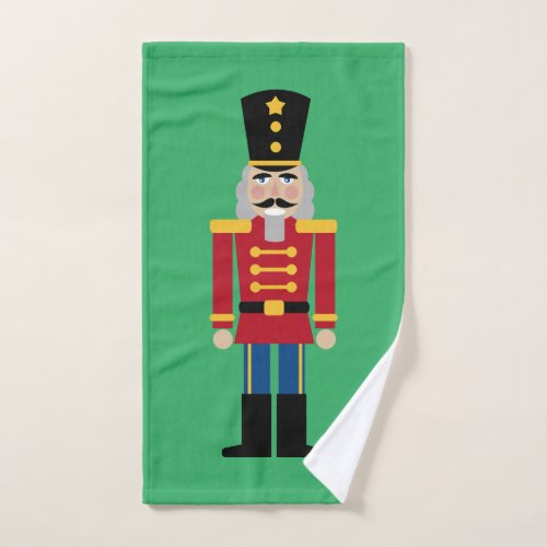 Christmas nutcracker hand towel for the Holidays