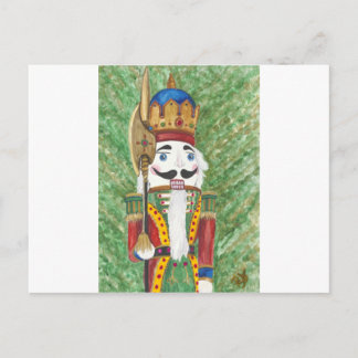 Christmas Nutcracker Holiday Postcard