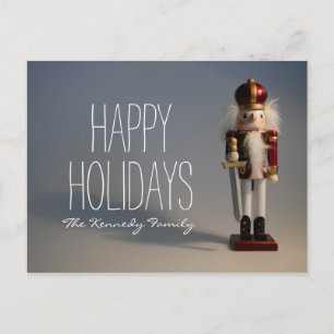 Christmas Nutcracker Holiday Postcard
