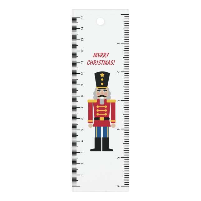 Christmas nutcracker Holiday ruler (Vertical)