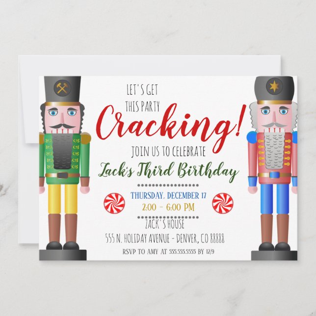 Christmas Nutcracker Invitation (Front)