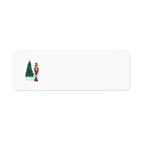 Christmas Nutcracker Label