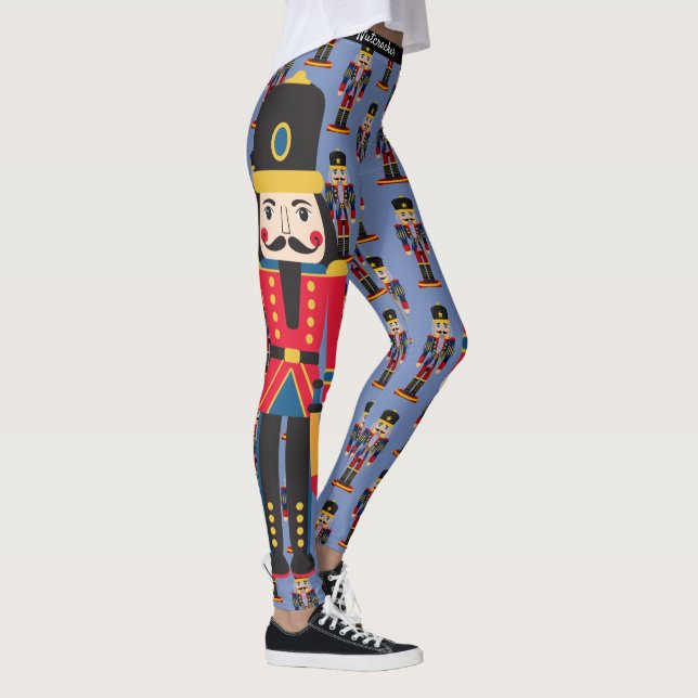 Christmas Nutcracker Leggings Bold Women's Pants (Right)