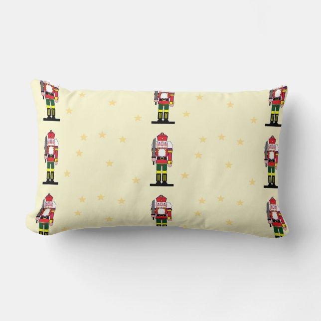 Christmas nutcracker lumbar pillow (Front)