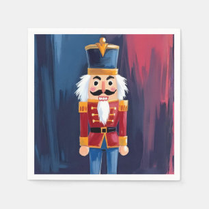 Christmas Nutcracker Merry Christmas Watercolor Napkins