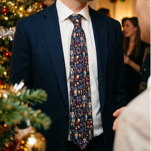 Christmas Nutcracker Neck Tie