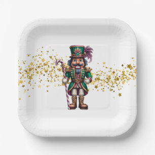 Christmas Nutcracker Paper Plates